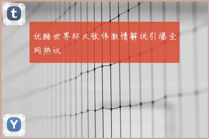 优酷世界杯大张伟激情解说引爆全网热议